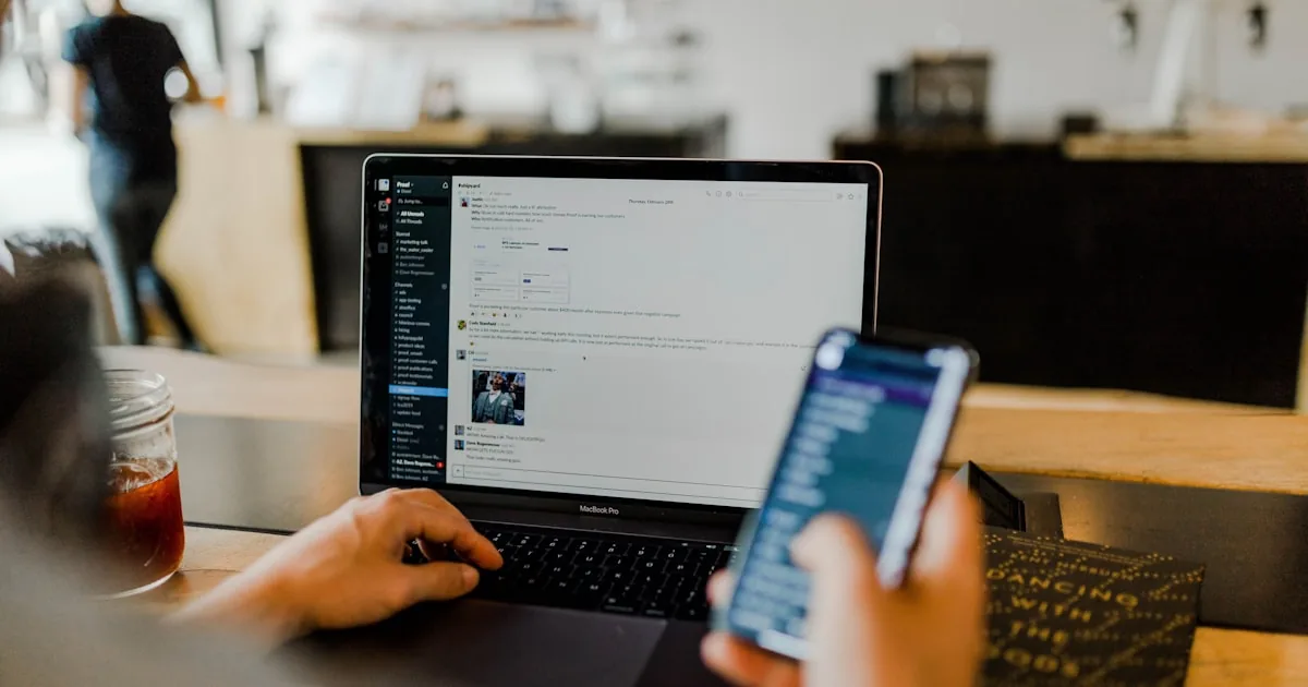 Email campaign editor on a laptop with a Shopify admin Marketing tab in the background

---

# content