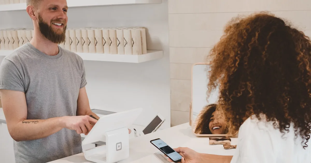 Retail checkout counter with card terminal, standing in for choosing an ecommerce platform

---

# content